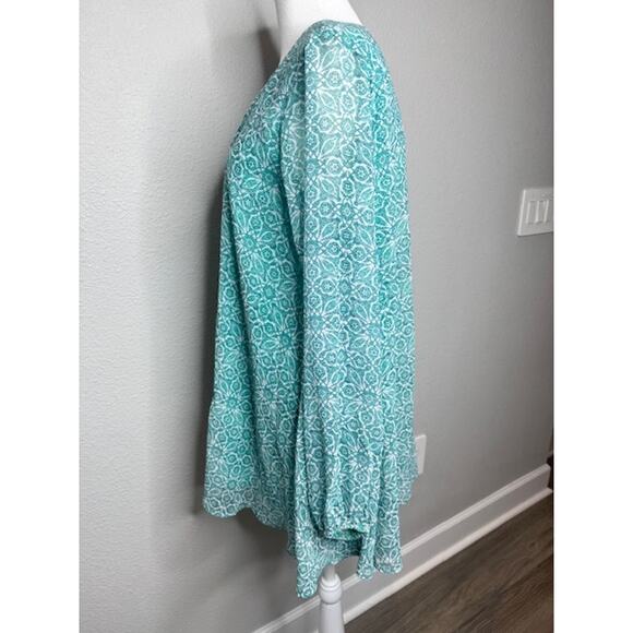 Voluminous Plunge Neck Fairycore Jamie Boho Tunic Dress/Top Sz Med - Picture 10 of 16